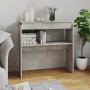 Gray engineered wood console table 80x30x80 cm by , Side tables - Ref: Foro24-808318, Price: 42,59 €, Discount: %