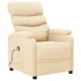 Cream fabric massage chair by vidaXL, Electric massage chairs - Ref: Foro24-321235, Price: 242,82 €, Discount: %