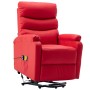 Sillón de masaje elevable cuero sintético rojo de vidaXL, Sillones de masaje eléctricos - Ref: Foro24-321288, Precio: 313,27 ...