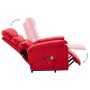 Sillón de masaje elevable cuero sintético rojo de vidaXL, Sillones de masaje eléctricos - Ref: Foro24-321288, Precio: 313,27 ...