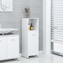 Armario de baño madera contrachapada blanco 30x30x95 cm de vidaXL, Muebles de baño - Ref: Foro24-802588, Precio: 44,78 €, Des...