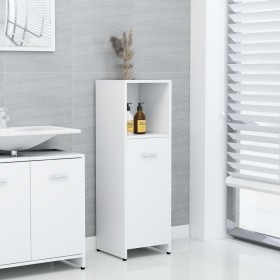 White plywood bathroom cabinet 30x30x95 cm by vidaXL, Bathroom furniture - Ref: Foro24-802588, Price: 44,78 €, Discount: %