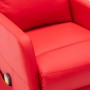 Sillón de masaje de cuero sintético rojo de vidaXL, Sillones de masaje eléctricos - Ref: Foro24-321364, Precio: 168,15 €, Des...