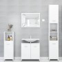 Armario de baño madera contrachapada blanco 30x30x95 cm de vidaXL, Muebles de baño - Ref: Foro24-802588, Precio: 44,78 €, Des...