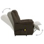 Sillón de masaje elevable de tela marrón de vidaXL, Sillones de masaje eléctricos - Ref: Foro24-321394, Precio: 466,41 €, Des...