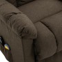 Brown fabric liftable massage chair by vidaXL, Electric massage chairs - Ref: Foro24-321394, Price: 466,99 €, Discount: %