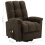 Sillón de masaje elevable de tela marrón de vidaXL, Sillones de masaje eléctricos - Ref: Foro24-321394, Precio: 466,41 €, Des...