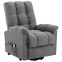 Sillón de masaje elevable tela gris claro de vidaXL, Sillones de masaje eléctricos - Ref: Foro24-321390, Precio: 398,53 €, De...