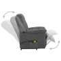 Sillón de masaje elevable tela gris claro de vidaXL, Sillones de masaje eléctricos - Ref: Foro24-321390, Precio: 398,53 €, De...