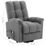 Sillón de masaje elevable tela gris claro de vidaXL, Sillones de masaje eléctricos - Ref: Foro24-321390, Precio: 398,53 €, De...