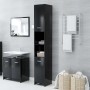 Armario baño madera contrachapada negro brillo 30x30x183,5 cm de vidaXL, Muebles de baño - Ref: Foro24-802598, Precio: 74,08 ...