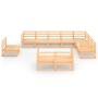 Gartenmöbel-Set 10-teilig aus massivem Kiefernholz von , Gartensets - Ref: Foro24-3075814, Preis: 600,17 €, Rabatt: %