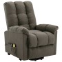 Sillón de masaje elevable tela gris taupé de vidaXL, Sillones de masaje eléctricos - Ref: Foro24-321398, Precio: 512,99 €, De...