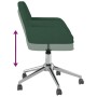 Dark Green Fabric Swivel Office Chair by , Office chairs - Ref: Foro24-344731, Price: 90,99 €, Discount: %