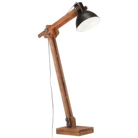 Stehleuchte aus massivem Mangoholz schwarz E27 von vidaXL, Lampen - Ref: Foro24-320581, Preis: 132,99 €, Rabatt: %