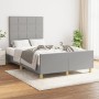 Estructura de cama con cabecero tela gris claro 120x190 cm de , Camas y somieres - Ref: Foro24-3270513, Precio: 170,37 €, Des...