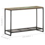 Mesa consola de madera maciza reciclada 110x35x75 cm de vidaXL, Mesas auxiliares - Ref: Foro24-320248, Precio: 116,64 €, Desc...