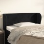 Cabecero de terciopelo negro 103x23x78/88 cm de , Cabeceros y pies de cama - Ref: Foro24-3116908, Precio: 53,78 €, Descuento: %