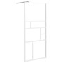 Barrierefreie Duschwand ESG Weißglas 90x195 cm von , Duschwände und Duschwände - Ref: Foro24-151869, Preis: 153,36 €, Rabatt: %