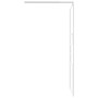 Accessible shower screen ESG white glass 90x195 cm by , Shower walls and screens - Ref: Foro24-151869, Price: 153,99 €, Disco...