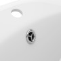 Luxurious washbasin with matte white ceramic overflow 58.5x39 cm by vidaXL, Sinks - Ref: Foro24-146932, Price: 83,27 €, Disco...