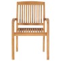 Garden chairs 2 units teak wood and bright green cushions by , Garden chairs - Ref: Foro24-3063278, Price: 248,09 €, Discount: %