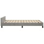 Bed frame with light gray velvet headboard 120x190 cm by , Beds and slatted bases - Ref: Foro24-3270578, Price: 169,15 €, Dis...