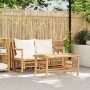 Garden sofa set with cushions 2 pieces bamboo by , Garden sets - Ref: Foro24-365870, Price: 228,01 €, Discount: %