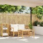 Garden sofa set with cushions 2 pieces bamboo by , Garden sets - Ref: Foro24-365870, Price: 228,01 €, Discount: %