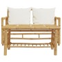 Garden sofa set with cushions 2 pieces bamboo by , Garden sets - Ref: Foro24-365870, Price: 228,01 €, Discount: %