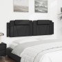 Black synthetic leather padded bed headboard 180 cm by , Headboards and footboards - Ref: Foro24-374804, Price: 56,00 €, Disc...