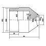 MT2 rotary tailstock 20 to 51 mm by vidaXL, Clamps and screws - Ref: Foro24-146688, Price: 35,25 €, Discount: %