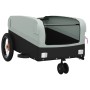 Black and gray iron bicycle trailer 30 kg by , Bicycle trailers - Ref: Foro24-94056, Price: 78,99 €, Discount: %