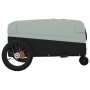 Black and gray iron bicycle trailer 30 kg by , Bicycle trailers - Ref: Foro24-94056, Price: 78,99 €, Discount: %