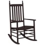 Rocking chairs with curved seat 2 pcs solid poplar wood brown by , Garden chairs - Ref: Foro24-3281587, Price: 235,55 €, Disc...