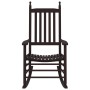 Rocking chairs with curved seat 2 pcs solid poplar wood brown by , Garden chairs - Ref: Foro24-3281587, Price: 235,55 €, Disc...