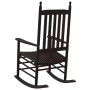 Rocking chairs with curved seat 2 pcs solid poplar wood brown by , Garden chairs - Ref: Foro24-3281587, Price: 235,55 €, Disc...