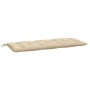 Cojín de banco de jardín tela Oxford beige 120x50x7 cm de , Cojines para sillas y sofás - Ref: Foro24-361586, Precio: 31,91 €...