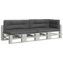 Cushions for pallets 5 units anthracite gray fabric by , Cushions for chairs and sofas - Ref: Foro24-3217134, Price: 167,54 €...