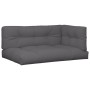 Cushions for pallets 3 units anthracite gray fabric by , Cushions for chairs and sofas - Ref: Foro24-3217123, Price: 99,16 €,...