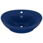 Lavabo lujoso con rebosadero cerámica azul oscuro 58,5x39cm de vidaXL, Lavabos - Ref: Foro24-146935, Precio: 97,77 €, Descuen...