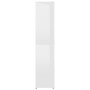 Glossy white plywood shoe cabinet 80x39x178 cm by vidaXL, Shoe racks and shoe organizers - Ref: Foro24-802864, Price: 225,89 ...