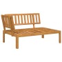 Garden pallet sofa set and cushions 5 pieces acacia wood by , Outdoor sofas - Ref: Foro24-3209513, Price: 875,68 €, Discount: %