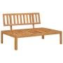 Garden pallet sofa set and cushions 5 pieces acacia wood by , Outdoor sofas - Ref: Foro24-3209513, Price: 875,68 €, Discount: %