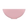 Lavabo de lujo redondo cerámica rosa mate 32,5x14 cm de vidaXL, Lavabos - Ref: Foro24-146966, Precio: 70,99 €, Descuento: %