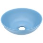 Light blue ceramic round bathroom sink by vidaXL, Sinks - Ref: Foro24-146978, Price: 55,94 €, Discount: %