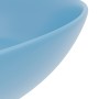 Light blue ceramic round bathroom sink by vidaXL, Sinks - Ref: Foro24-146978, Price: 55,94 €, Discount: %