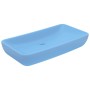 Lavabo de lujo de cerámica rectangular azul claro mate 71x38 cm de vidaXL, Lavabos - Ref: Foro24-146956, Precio: 99,70 €, Des...