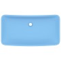 Lavabo de lujo de cerámica rectangular azul claro mate 71x38 cm de vidaXL, Lavabos - Ref: Foro24-146956, Precio: 99,70 €, Des...