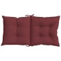 Low back chair cushions 4 units red melange fabric by , Cushions for chairs and sofas - Ref: Foro24-4002407, Price: 84,60 €, ...